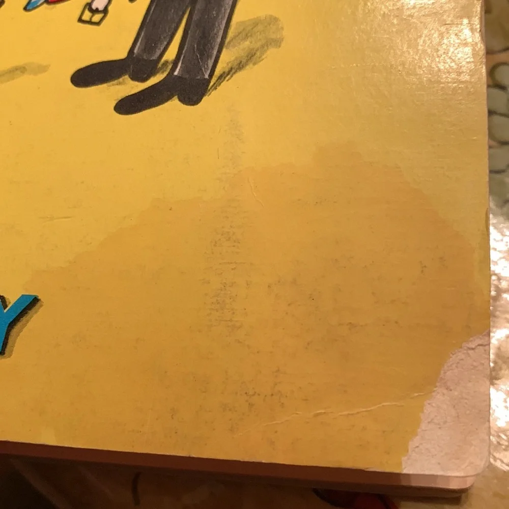 Curious George Takes a Job Vintage picture book H.A. Rey 1969 edition scholastic